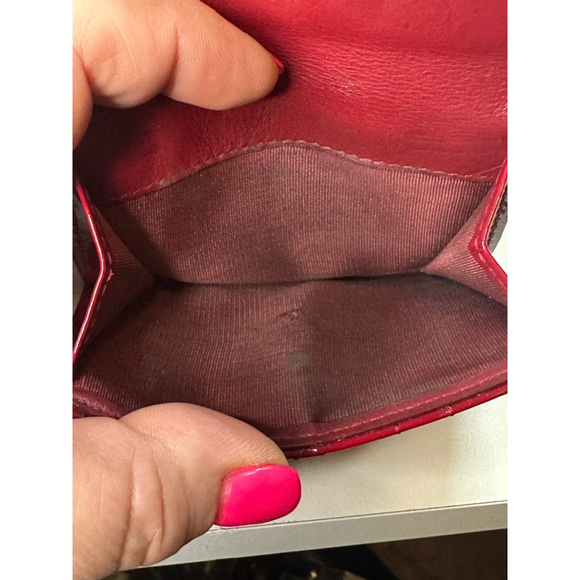 Women's Christian Dior Wallet Red OS - Picture 10 of 11
